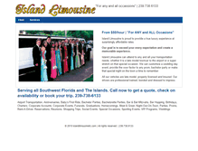 Tablet Screenshot of islandlimousinellc.com